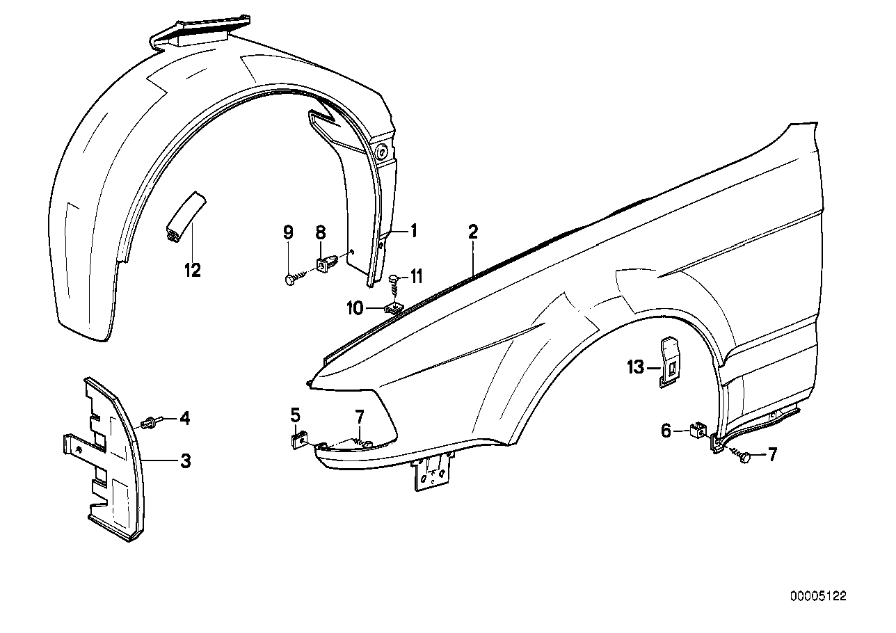 BMW 51718104493 Sealing