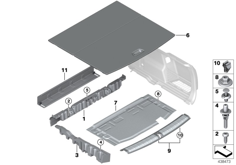 BMW 51477425368 Locking Pin