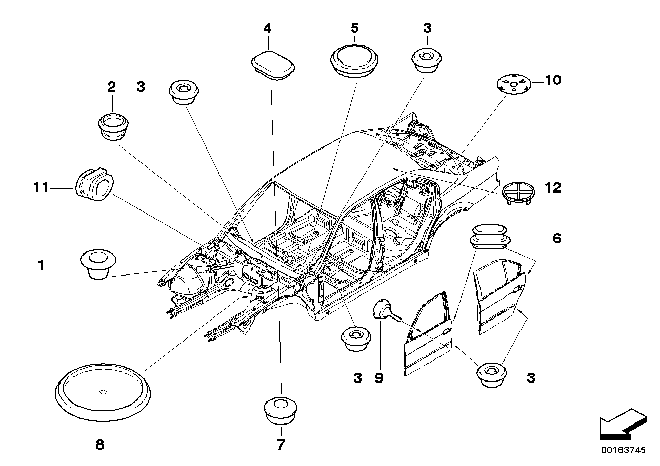 BMW 13531712239 Blind Plug