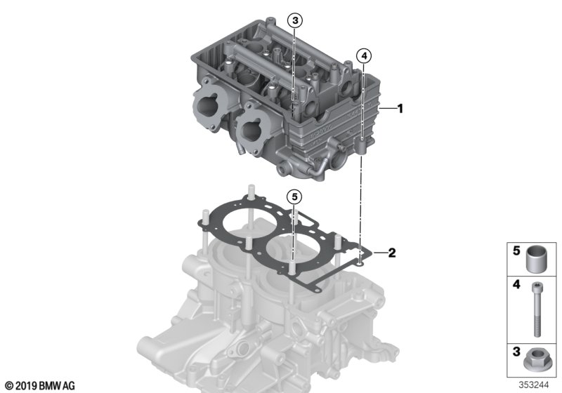 BMW 11127729721 COLLAR NUT