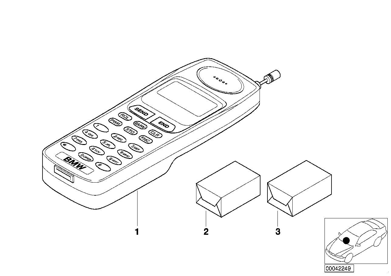 BMW 82111470345 Phone Body