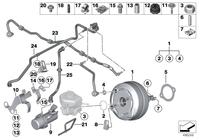 BMW 11667618495 Vacuum Pipe