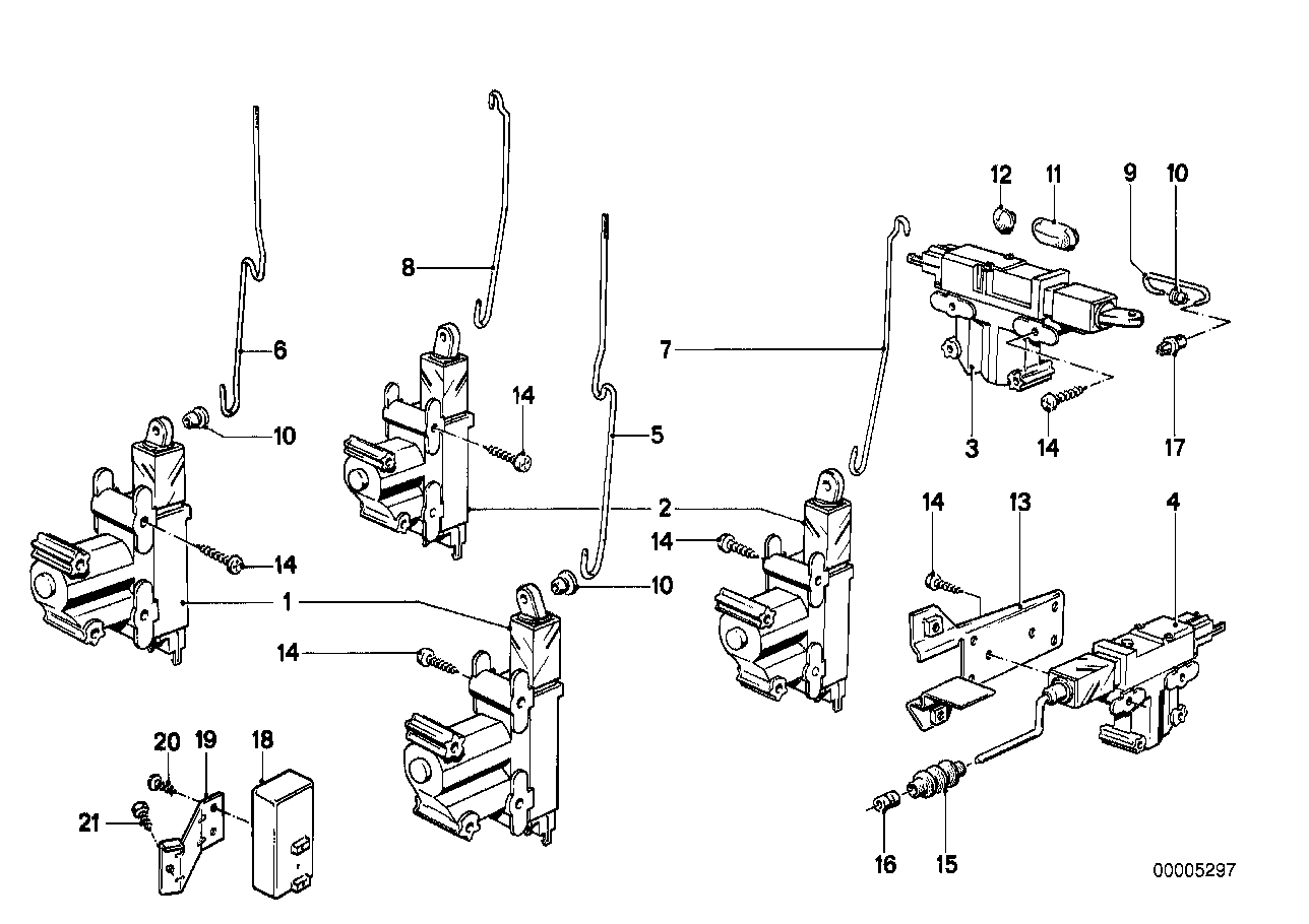 BMW 51221868603 Lever Left