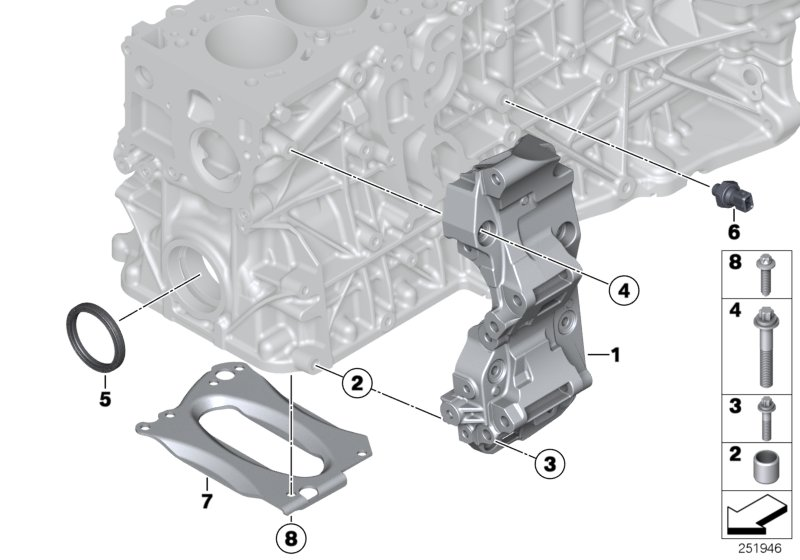 BMW 11168506863 Aggregate Support