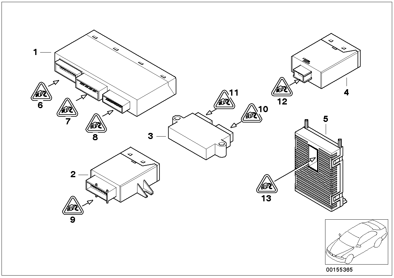 BMW 61136982270 Covering Cap