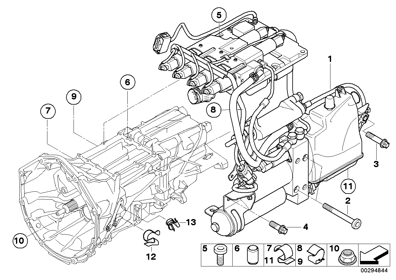 BMW 21542282998 Hydraulic Unit