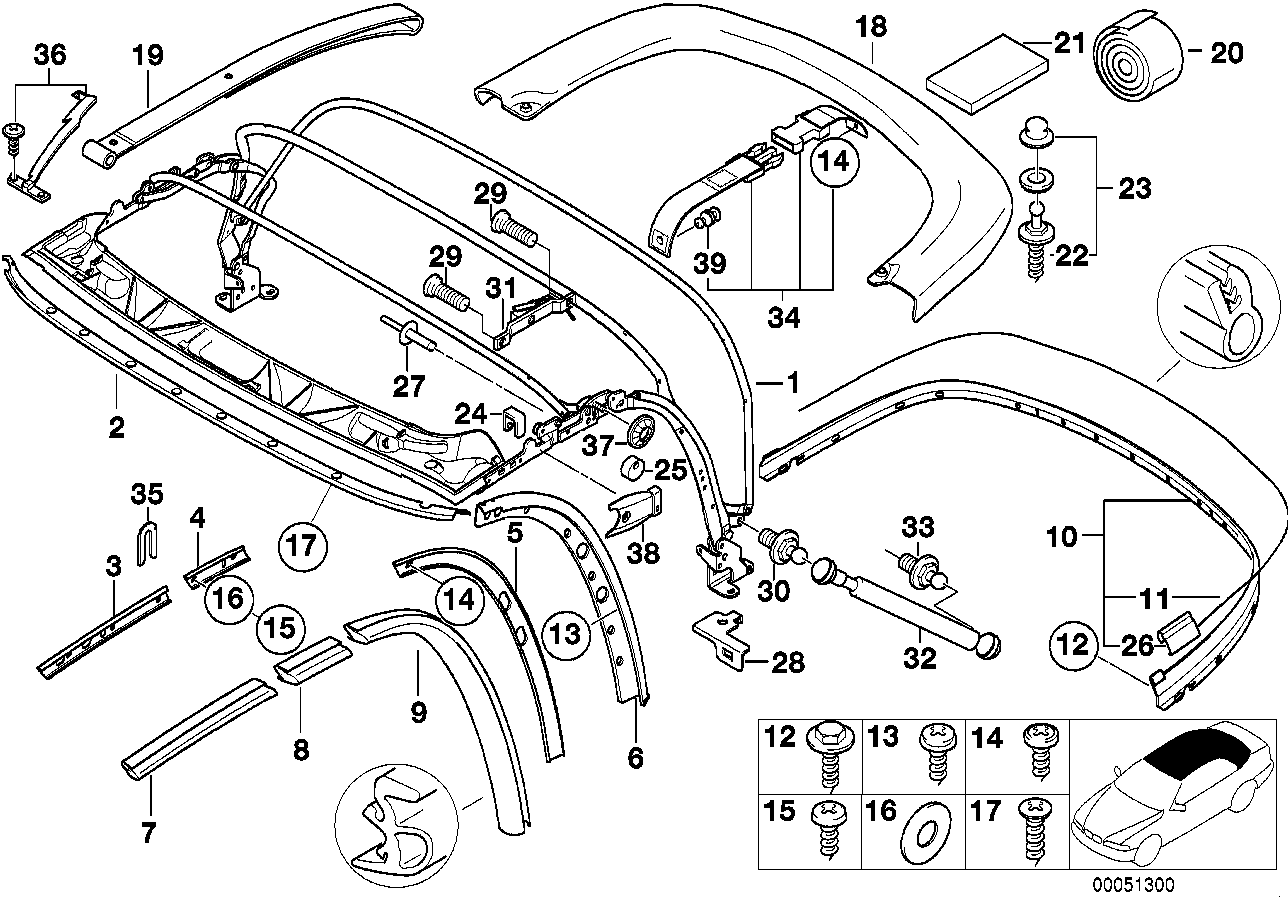 BMW 54318407750 Plug-In Connection Bracket