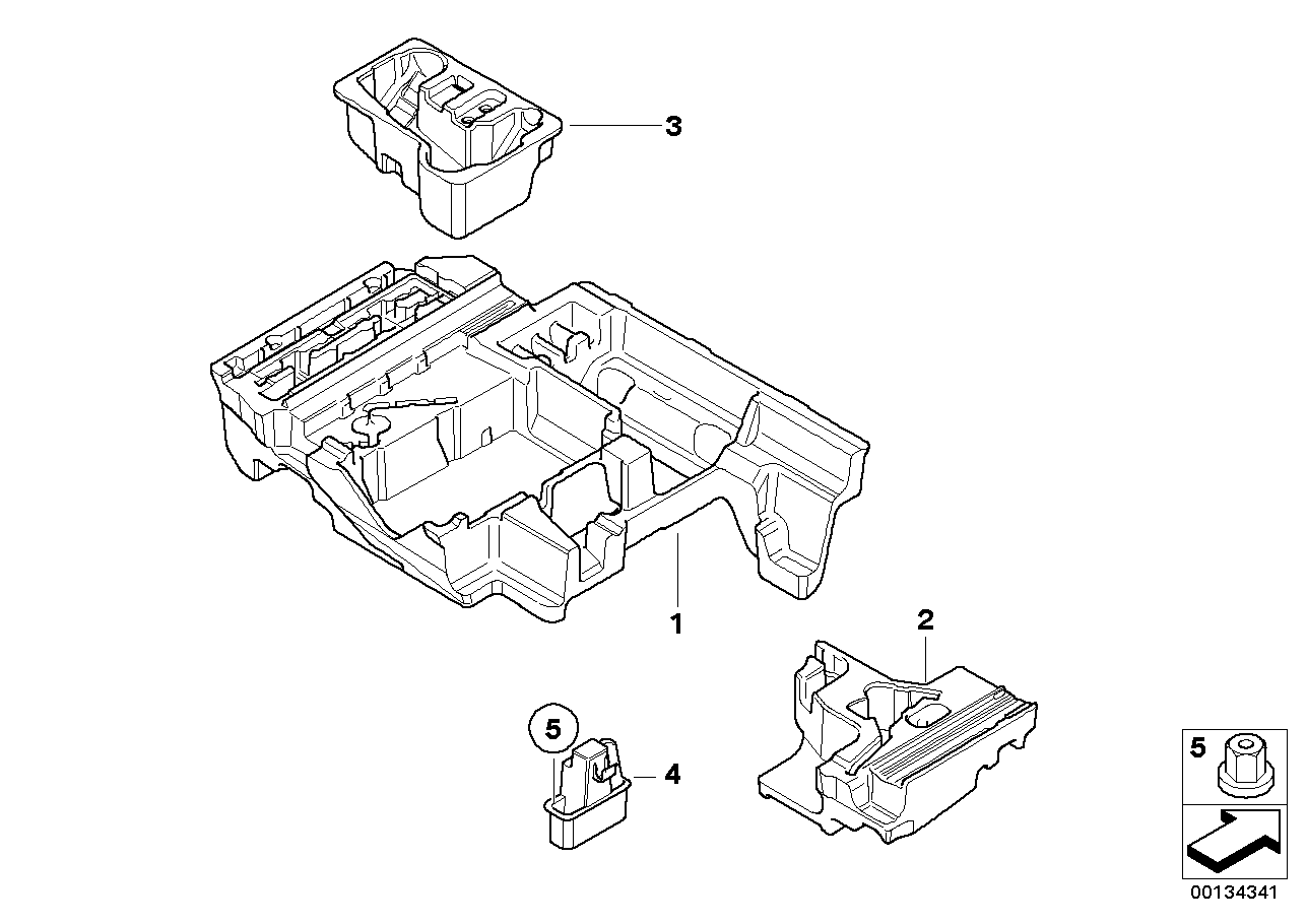 BMW 51473403734 Support For Ball Head