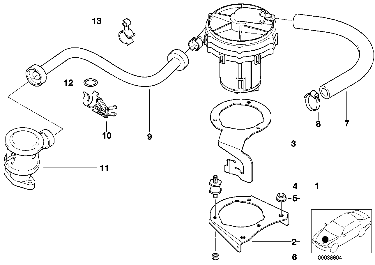 BMW 07119915500 Collar Nut