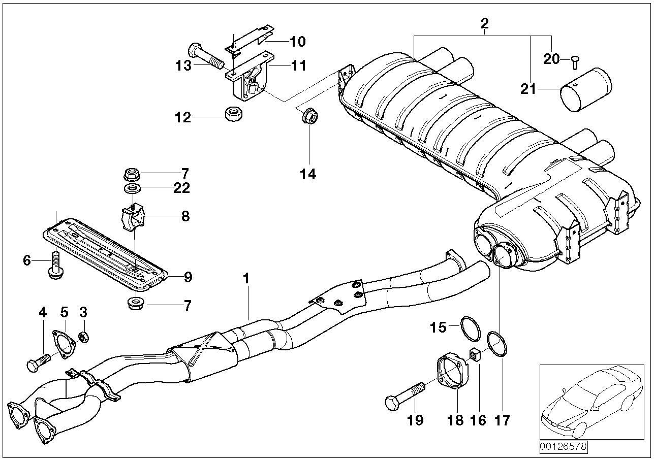 BMW 07119903695 Blind Rivet