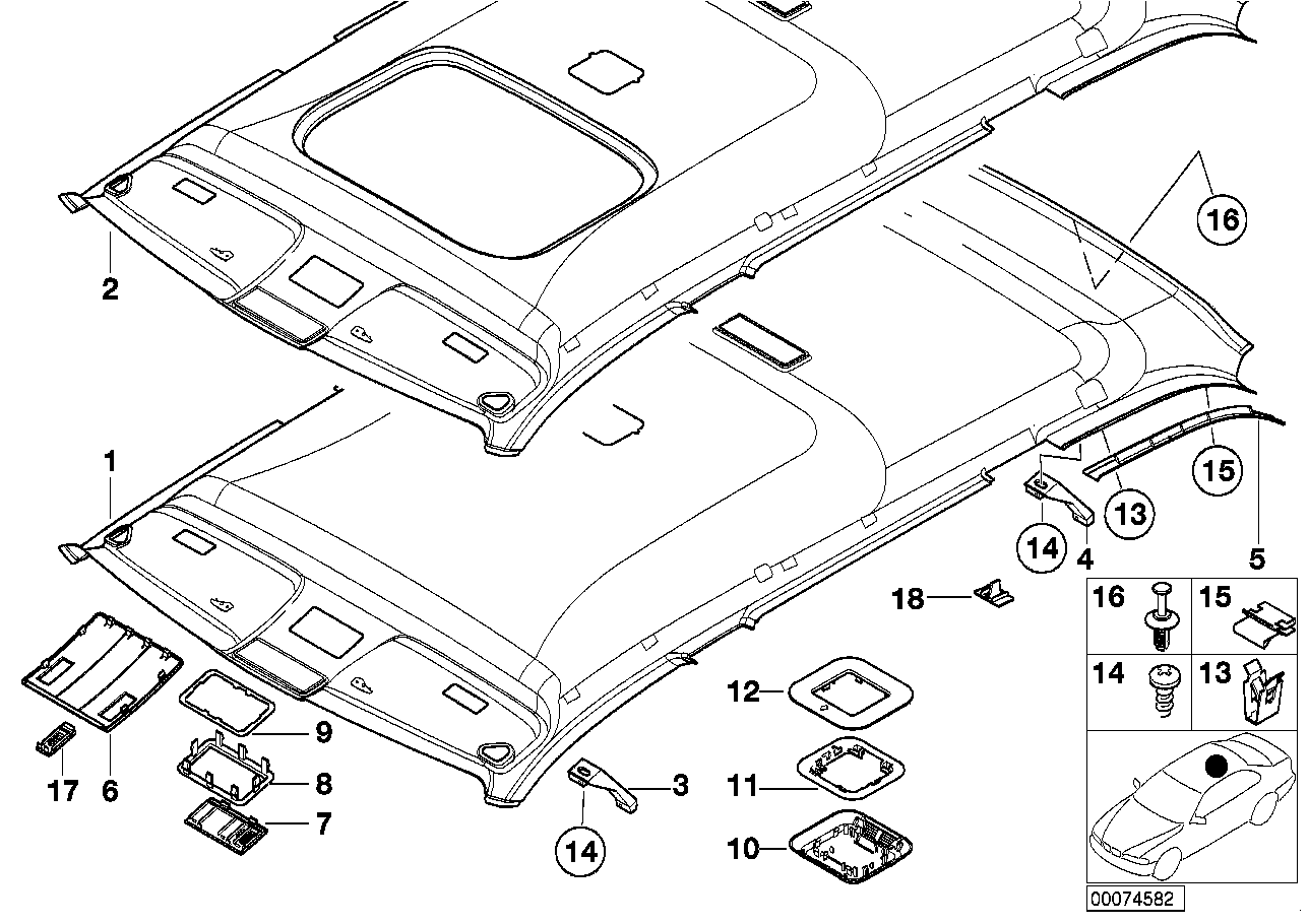 BMW 07119901213 Screw, Self Tapping