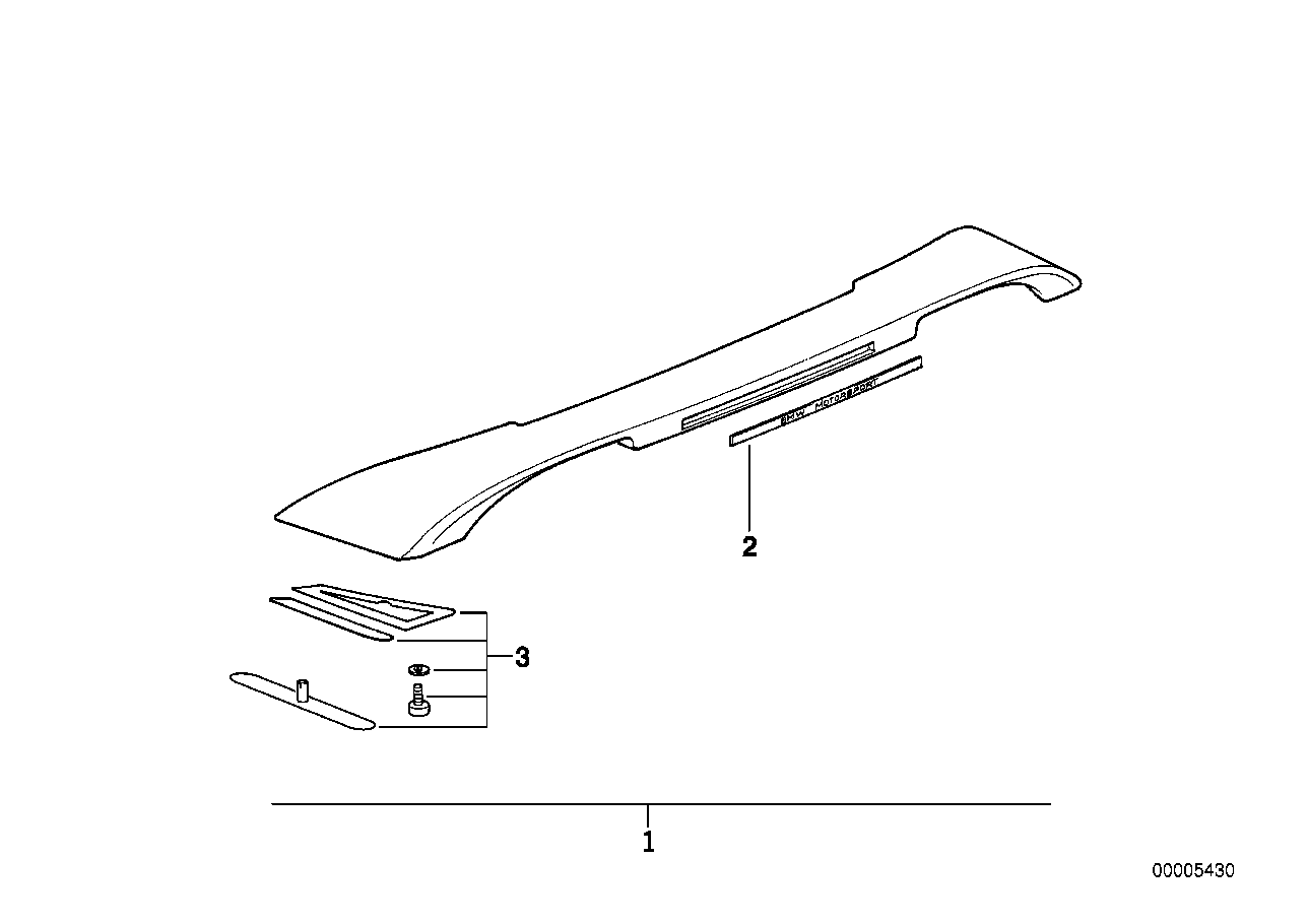 BMW 51712258239 Stick-On Label