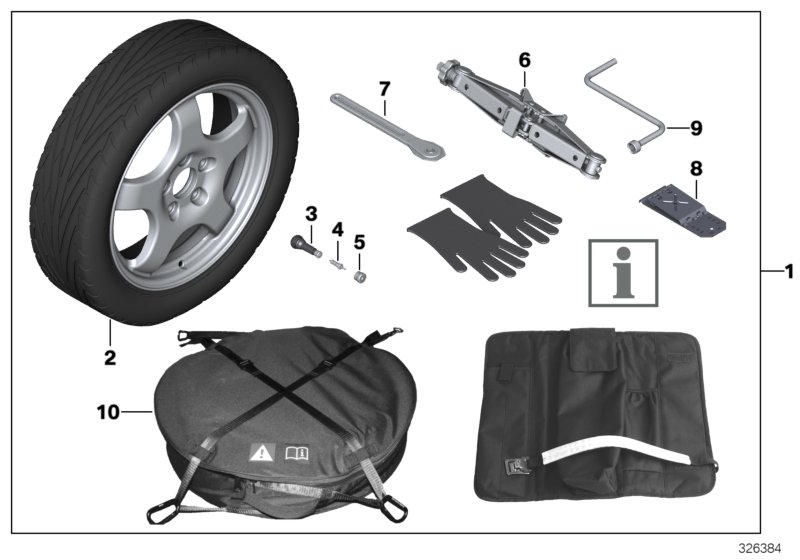 BMW 34112221447 Retrofit Kit, Sport Brake, Orange