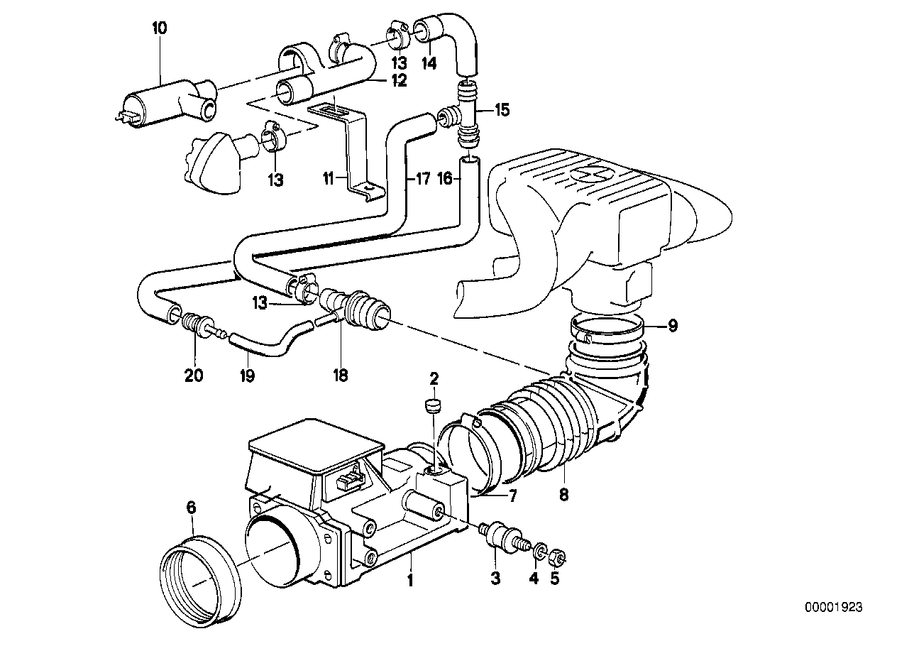 BMW 11631707695 Hose