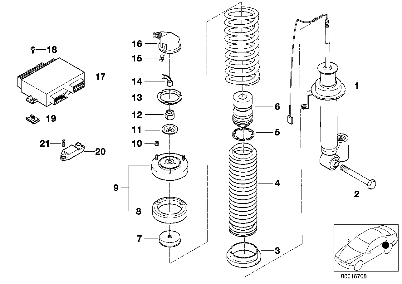 BMW 65221370813 Hex Head Screw