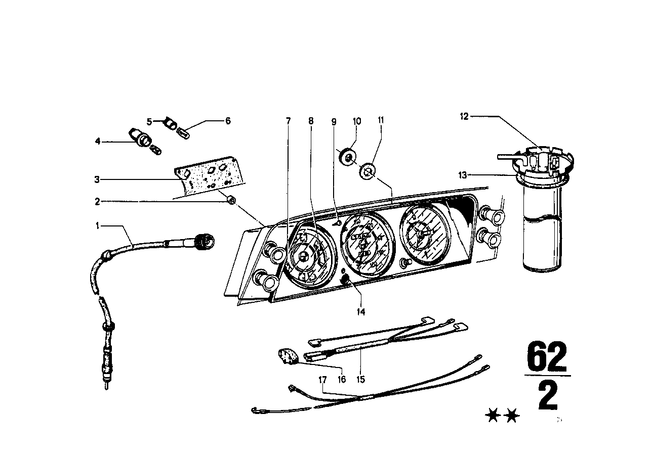 BMW 62111350145 Printed Circuit Board