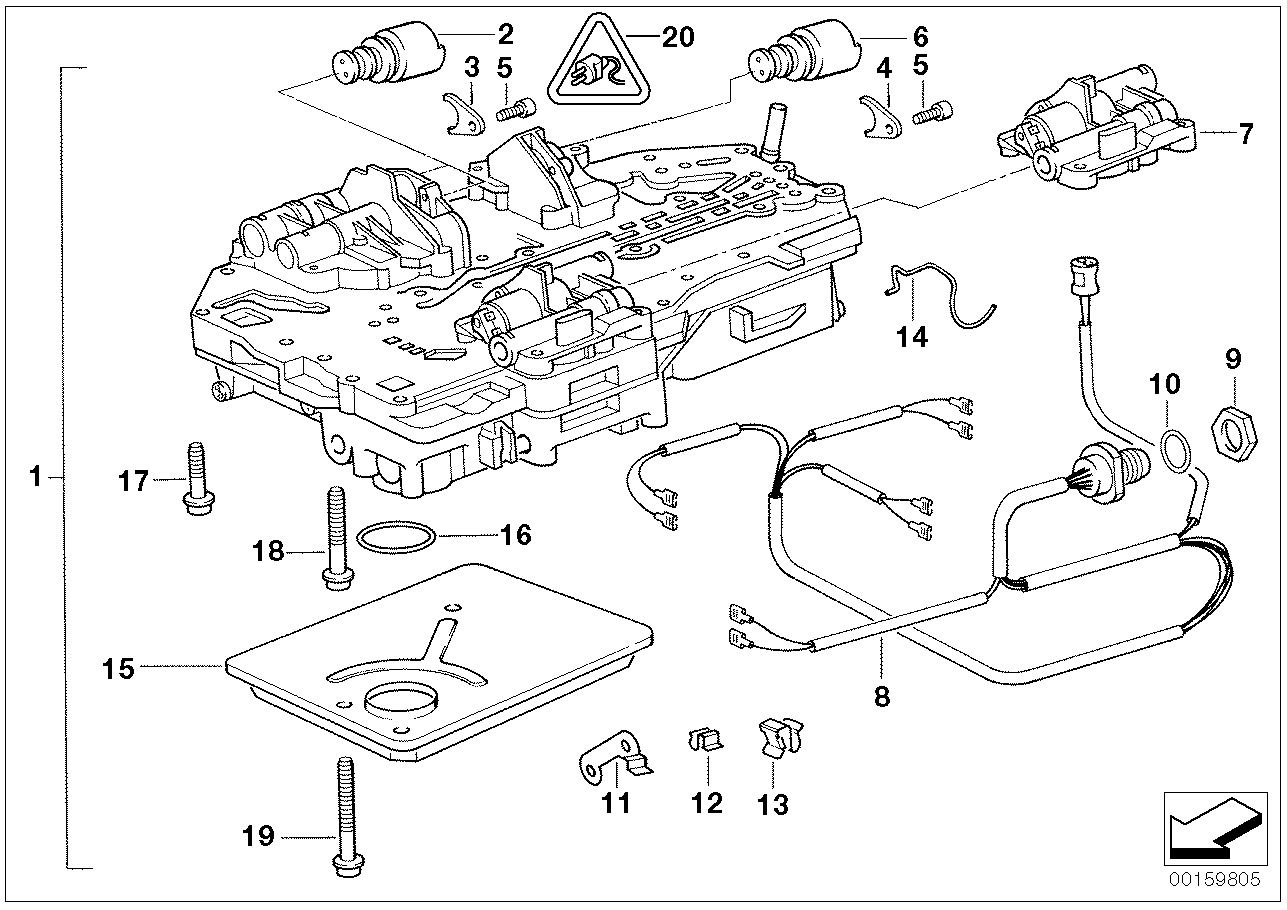 BMW 24637508670 Wiring Harness