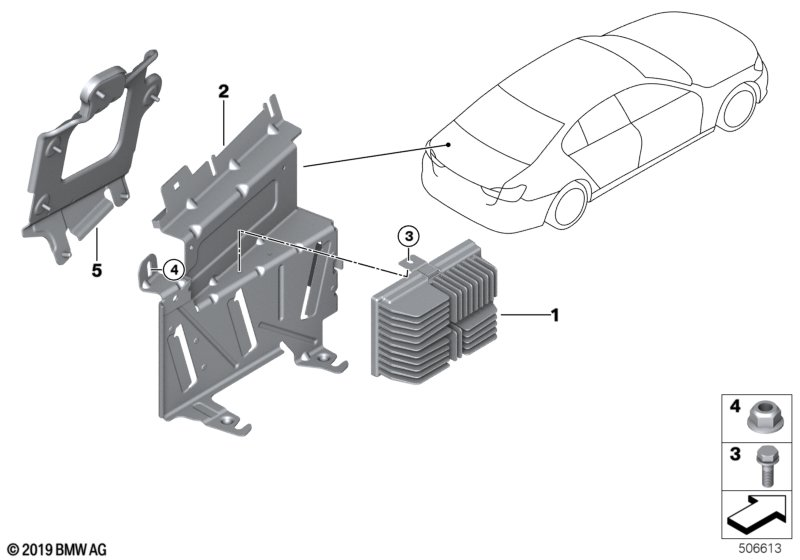 BMW 65129390520 Amplifier, Individual Audio System