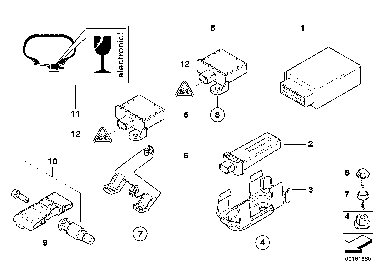 BMW 07119904262 Sheet Metal Screw With Washer