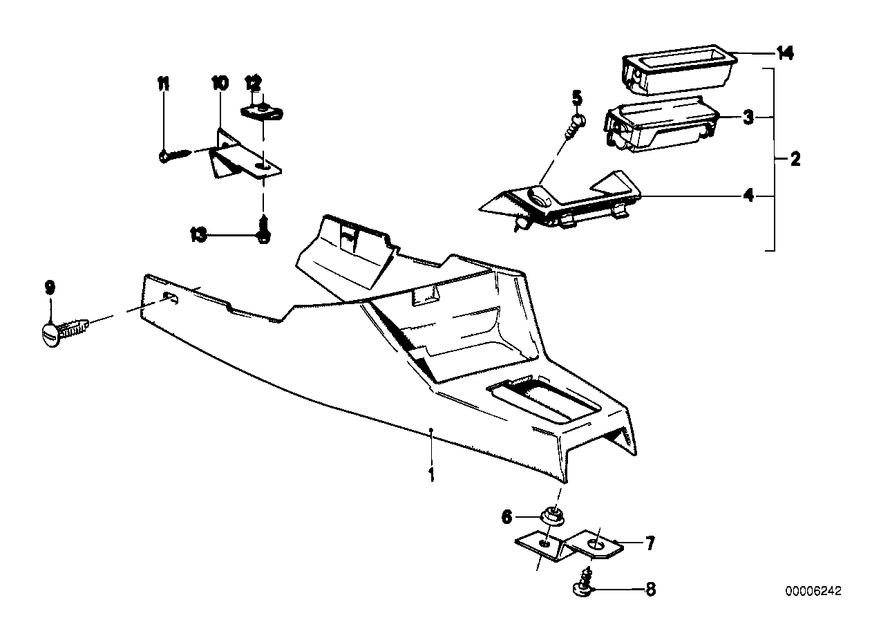 BMW 72601942786 Storing Partition