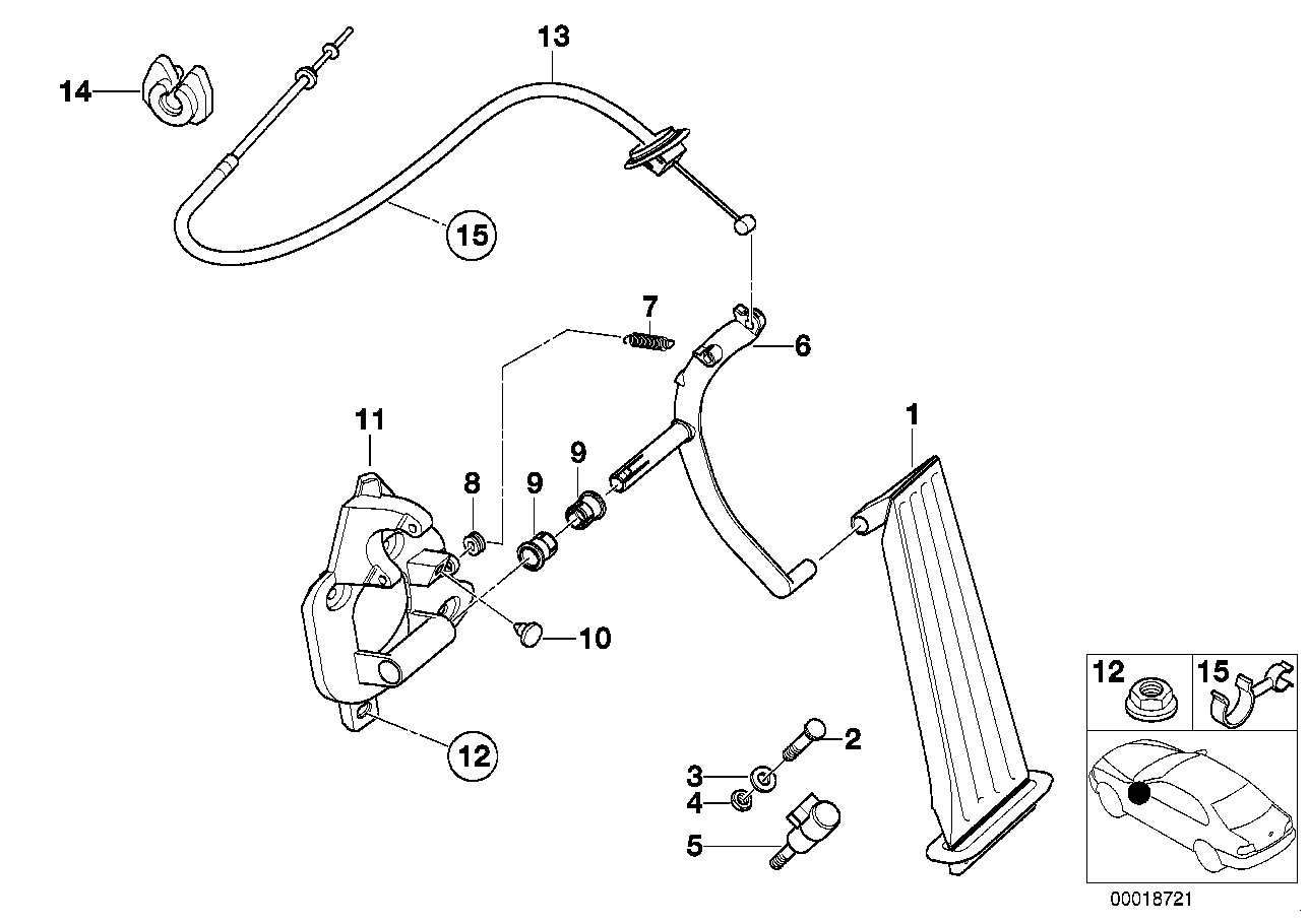 BMW 35411165410 Hose Clamp