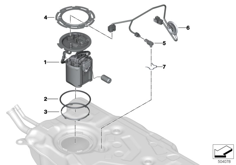 BMW 16118482293 PRESSURE-TEMPERATURE SENSOR