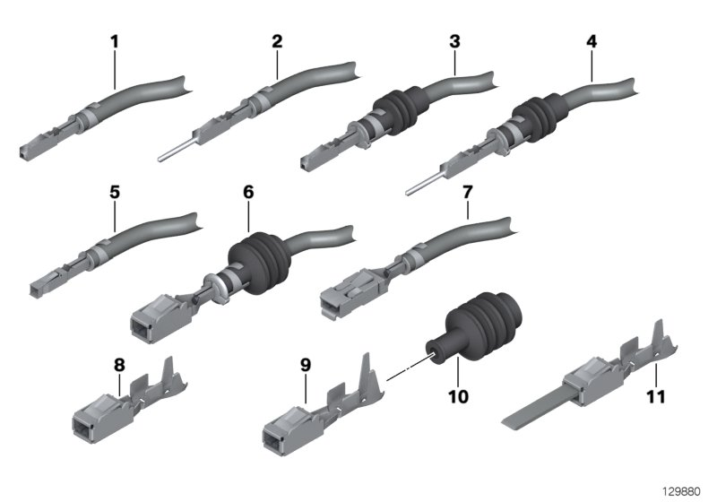 BMW 61138369722 Rubber Grommet Elo-Power 2,8X0,63