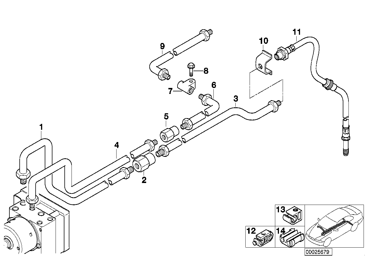 BMW 34326754601 Pipe