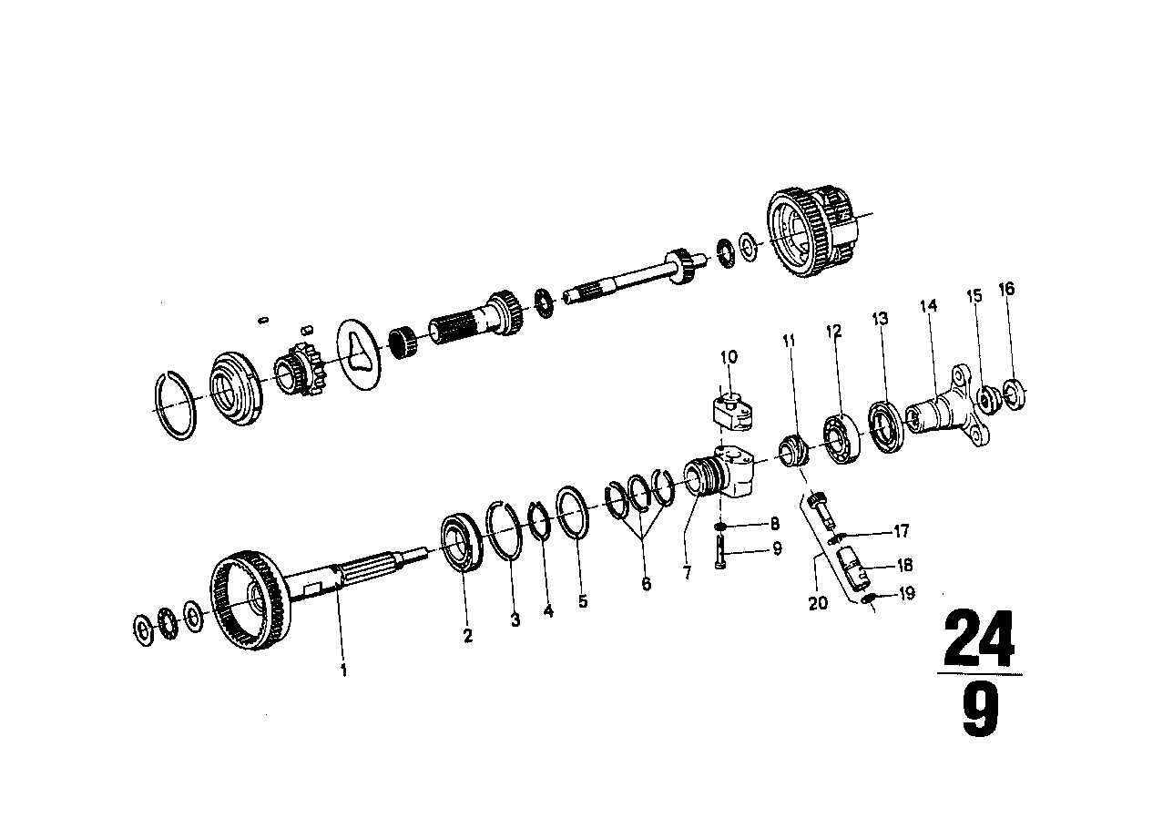 BMW 24121630281 Shaft Seal