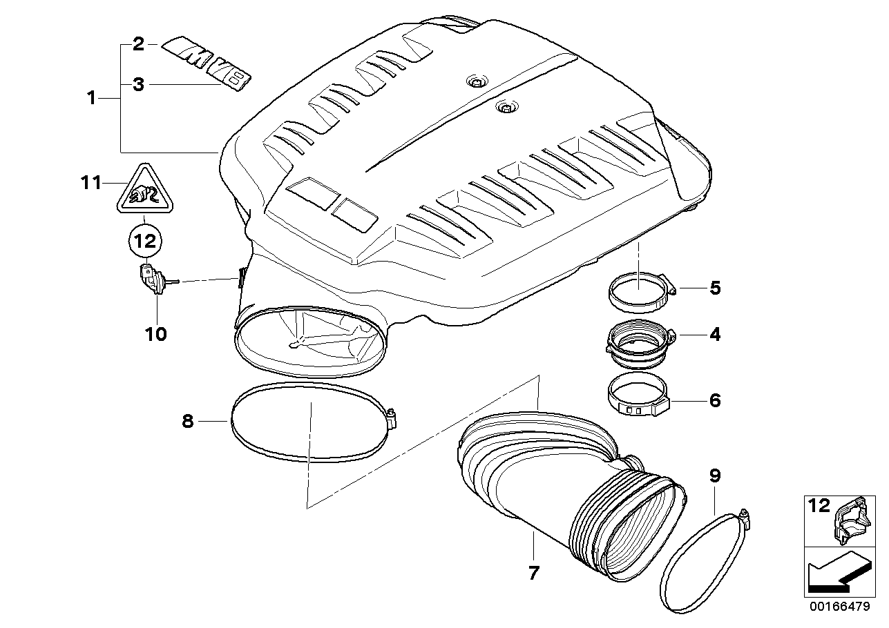 BMW 11617838284 Hose Clamp