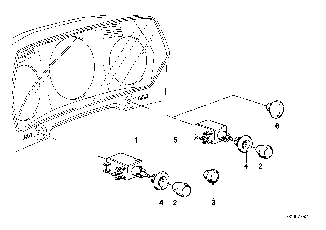 BMW 61311372415 Rosette