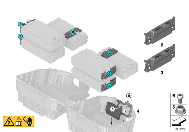 BMW 61279426325 CELL MONITORING CIRCUIT