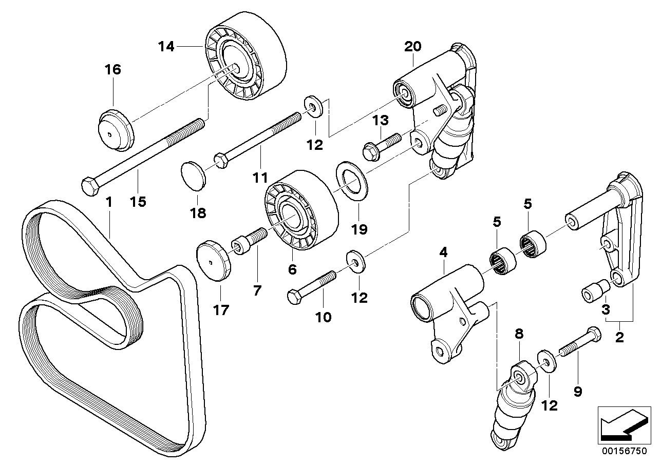 BMW 07119901785 Hex Bolt