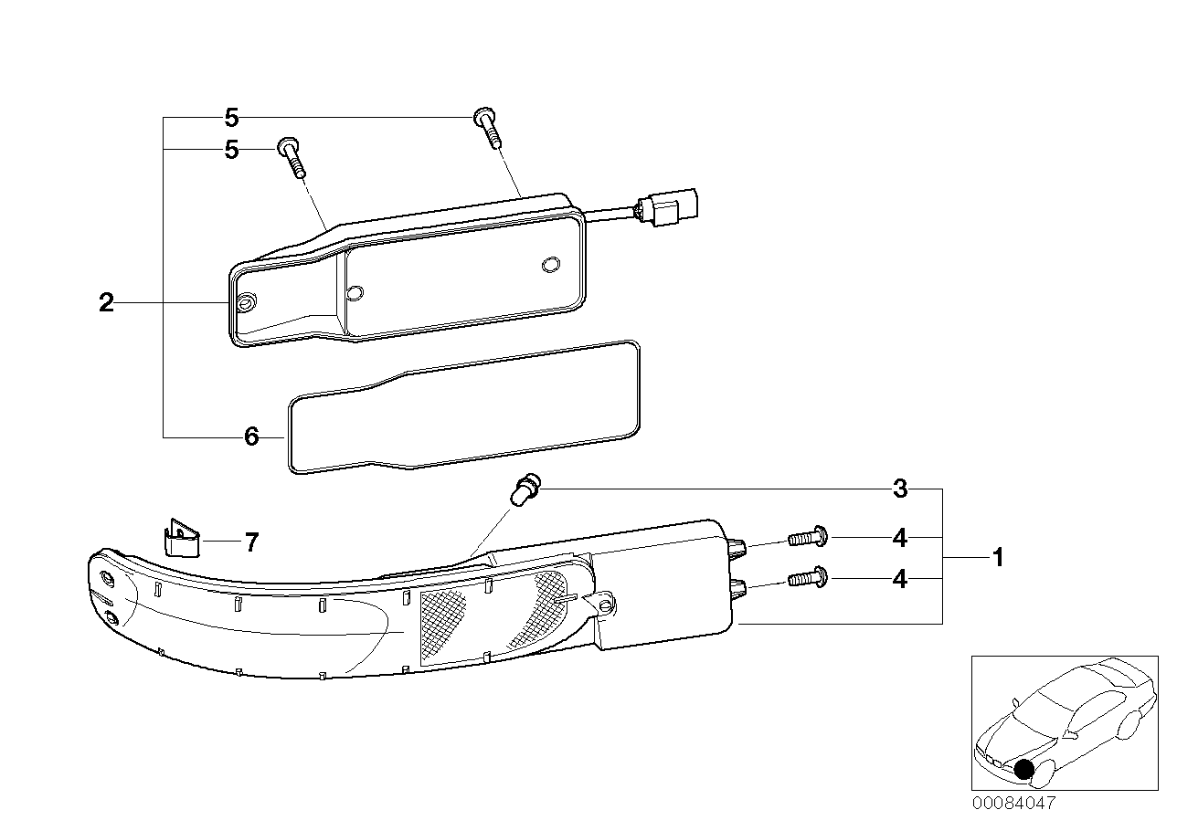 BMW 51117005066 Spring, Turn Indicator