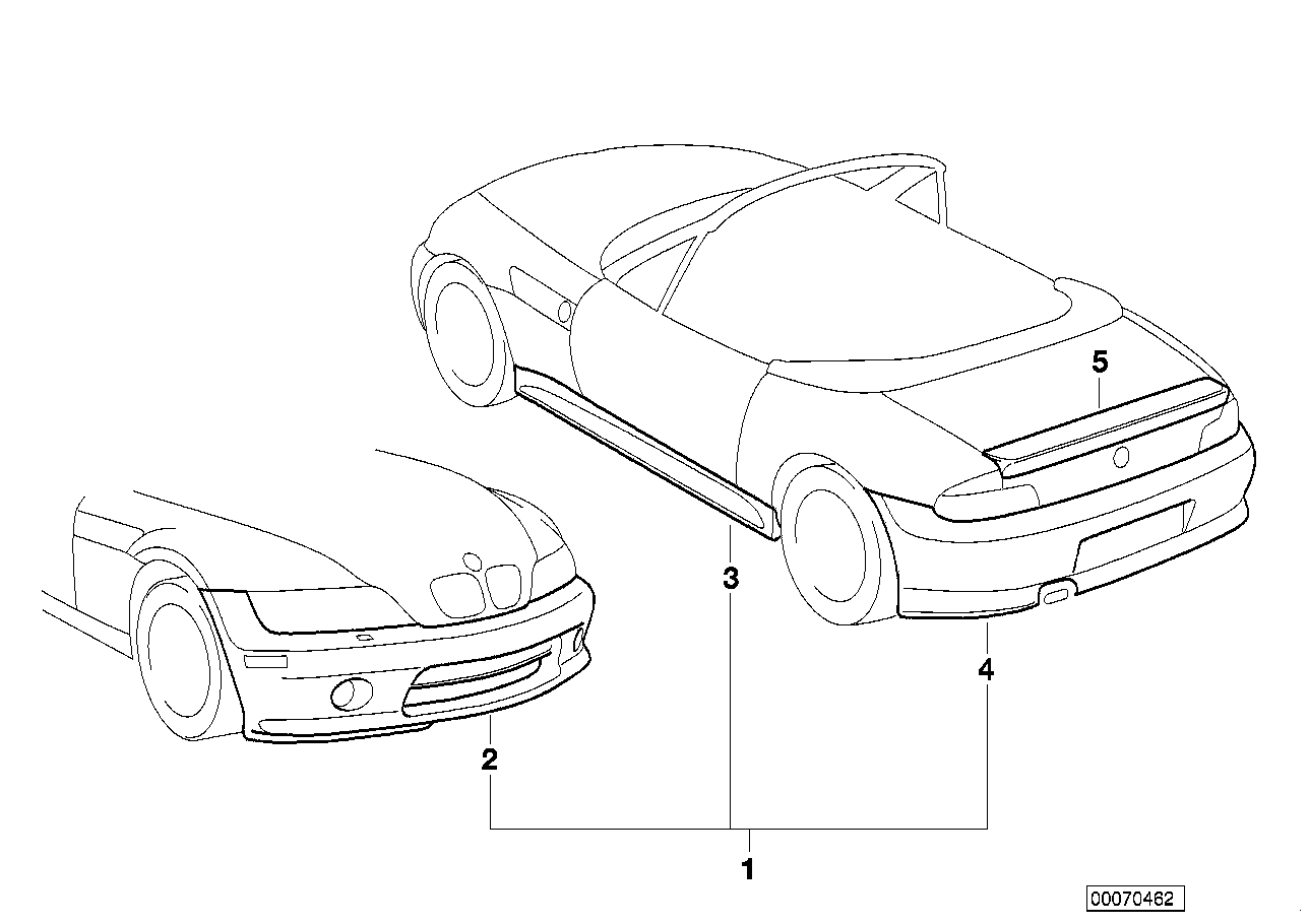 BMW 51190006007 Aerodynamics Package