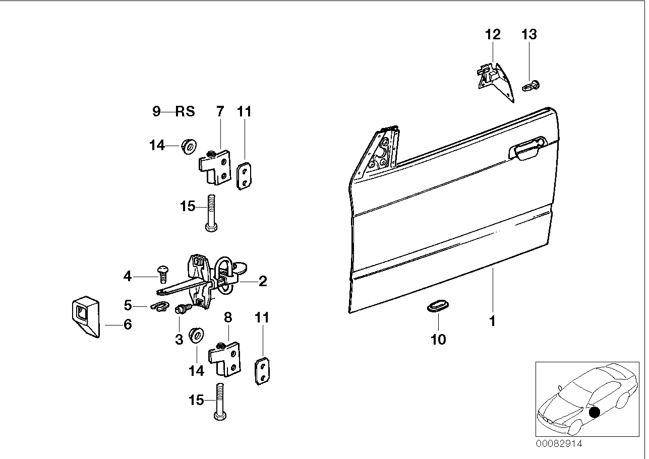 BMW 51321977685 Covering Left