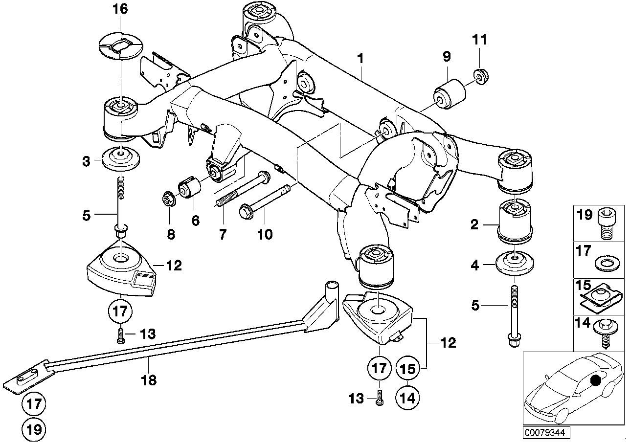 BMW 33312229141 Damping Washer