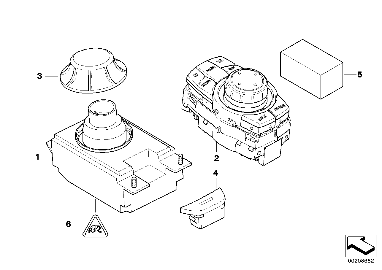 BMW 65829249439 Controller