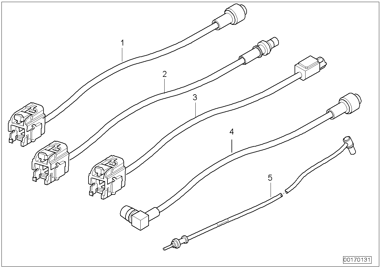 BMW 61126916315 Aerial Cable, Audio/Video