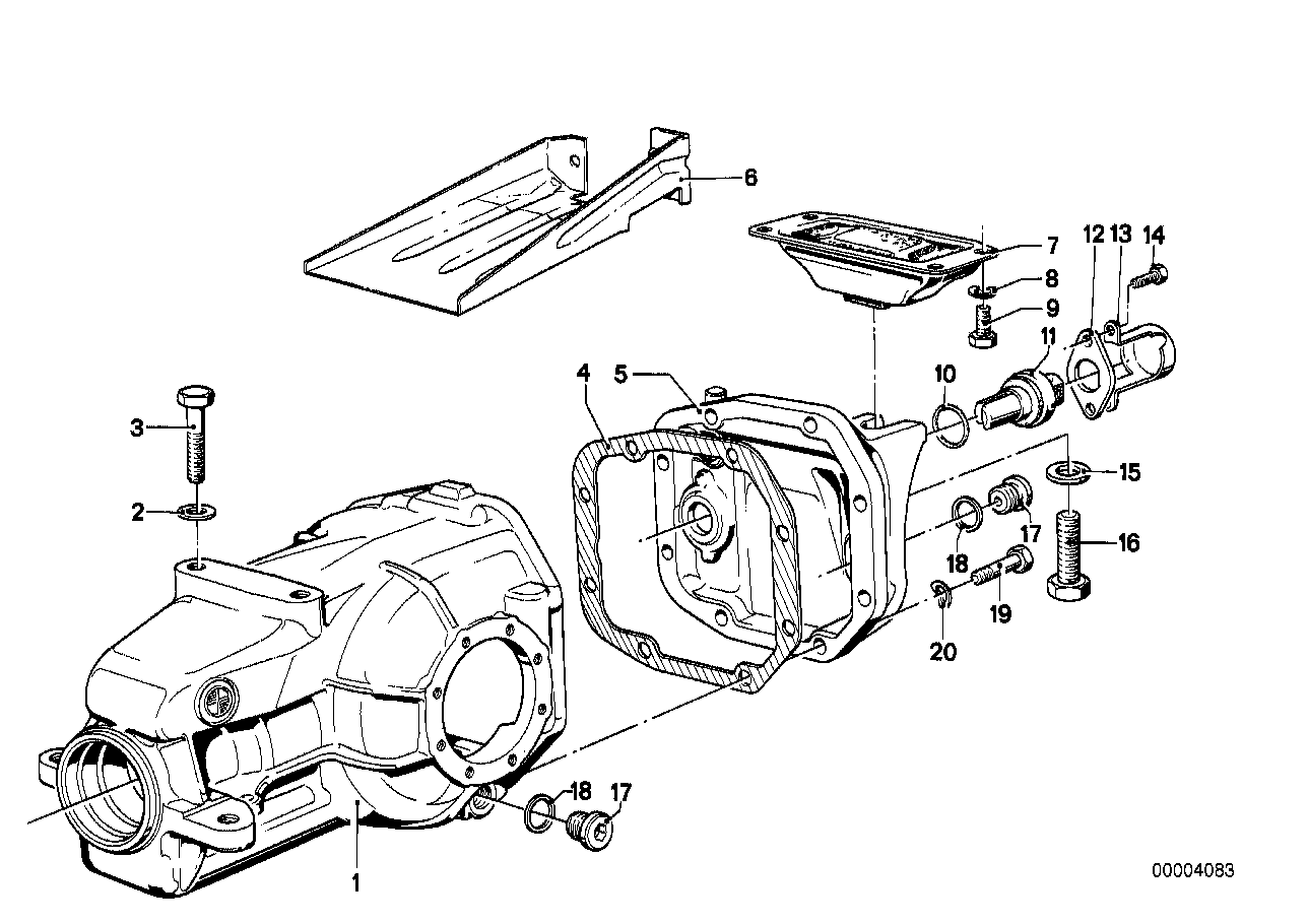 BMW 62161365817 Securing Plate