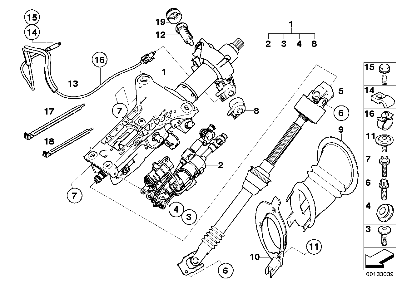 BMW 32306765972 Mounting Screw