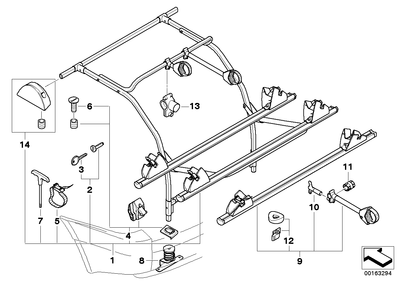 BMW 82710394992 Spr. Element For Cars Without Towing Hitch