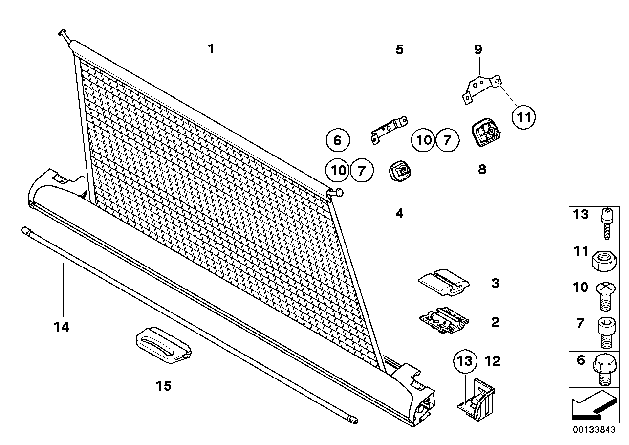 BMW 07119903335 Fillister Head Screw