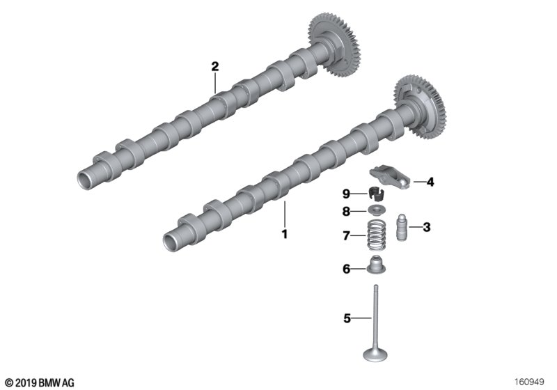 BMW 11347797713 Upper Spring Plate