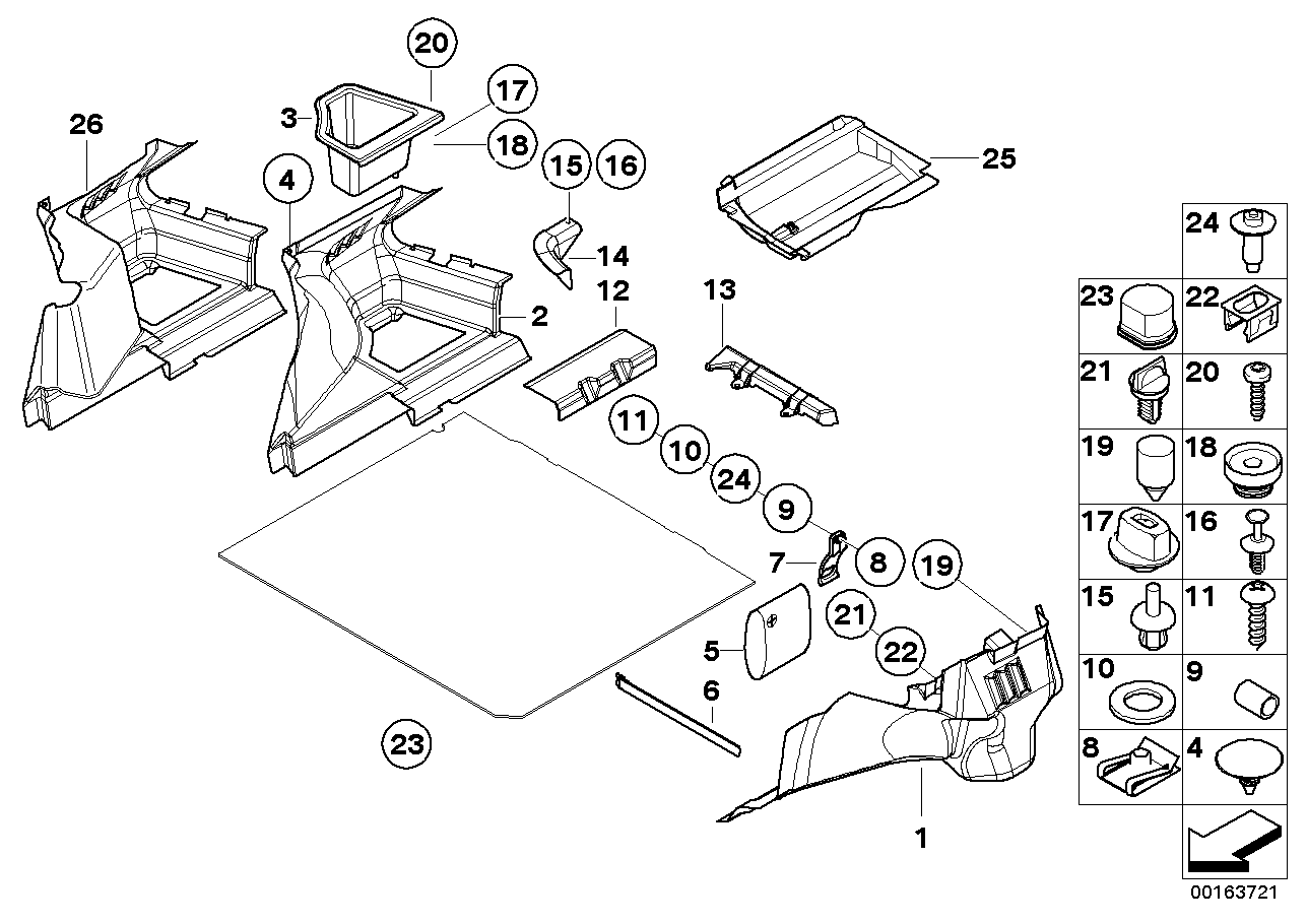 BMW 07119901026 Countersunk Screw