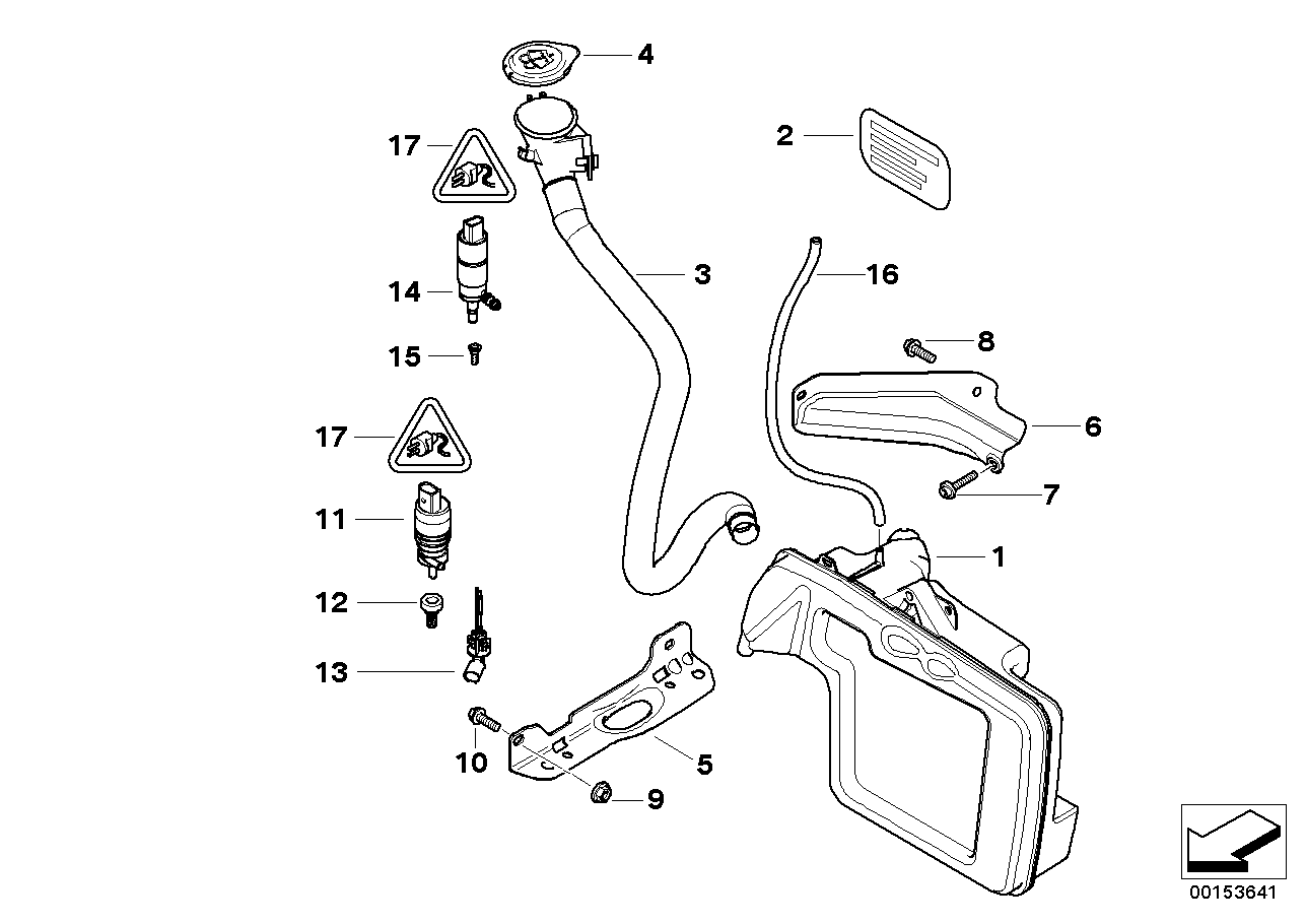 BMW 61667067183 Vent Pipe