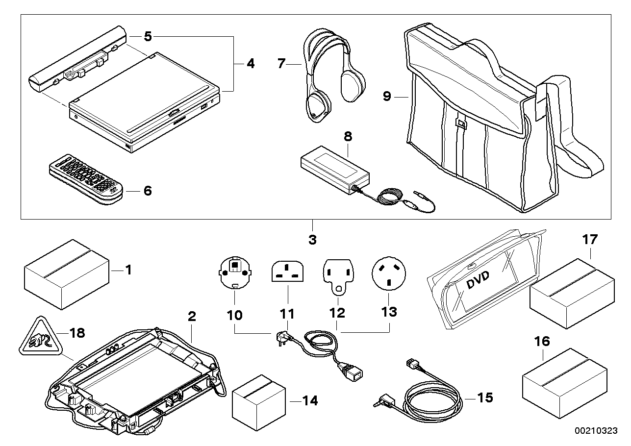 BMW 65120398178 Carrier Bag