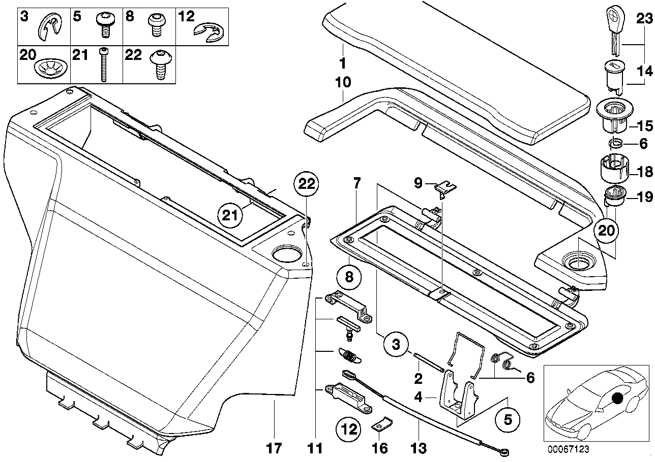 BMW 07119932814 Circlip