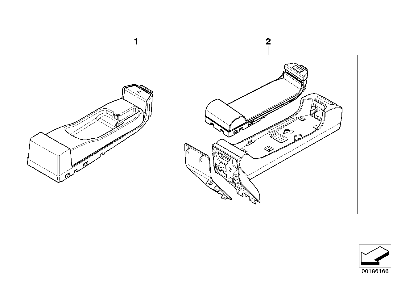 BMW 84116946537 Eject Box With Charging Facility