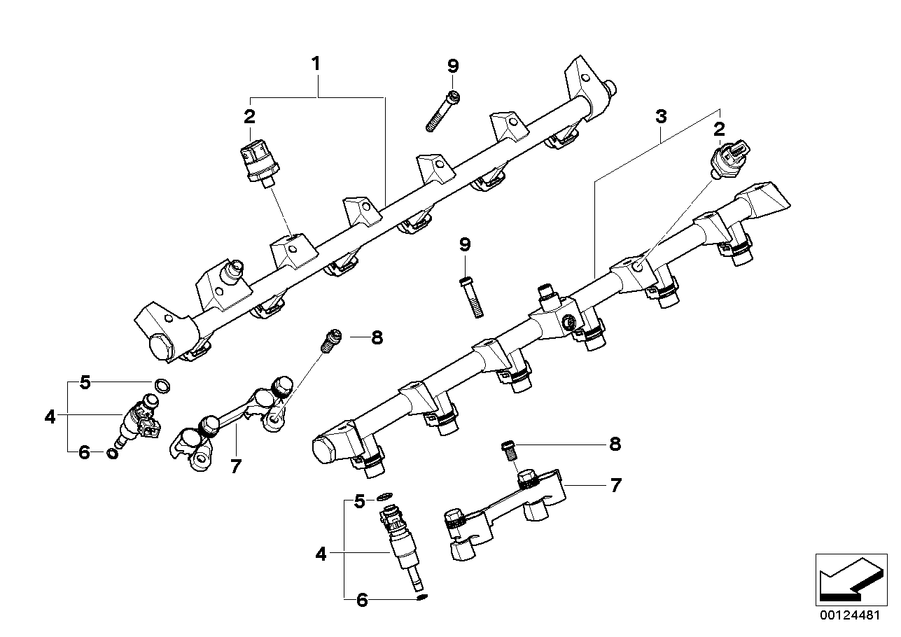 BMW 13537515345 Double Holder